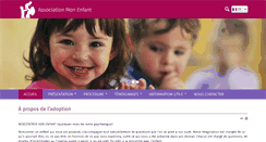 Desktop Screenshot of adoption-monenfant.org