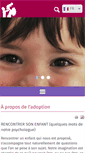 Mobile Screenshot of adoption-monenfant.org